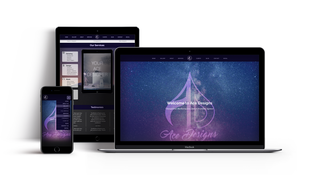Ace Designs Web Design Showcase